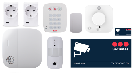 versiktsbild av Startpaket E.ON frn SecuritasHome